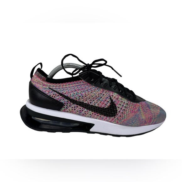 Nike Other - Nike Air Max Flyknit Racer Womens 10 Pink Green Black Sneaker Shoes DM9073 300